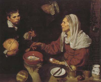 Diego Velazquez Old Woman Frying Eggs (df01) china oil painting image